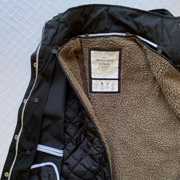 Abercrombie & Fitch 2-in-1 Utility Jacket Removable Vest Water & Wind Resistant - Picture 9 of 14